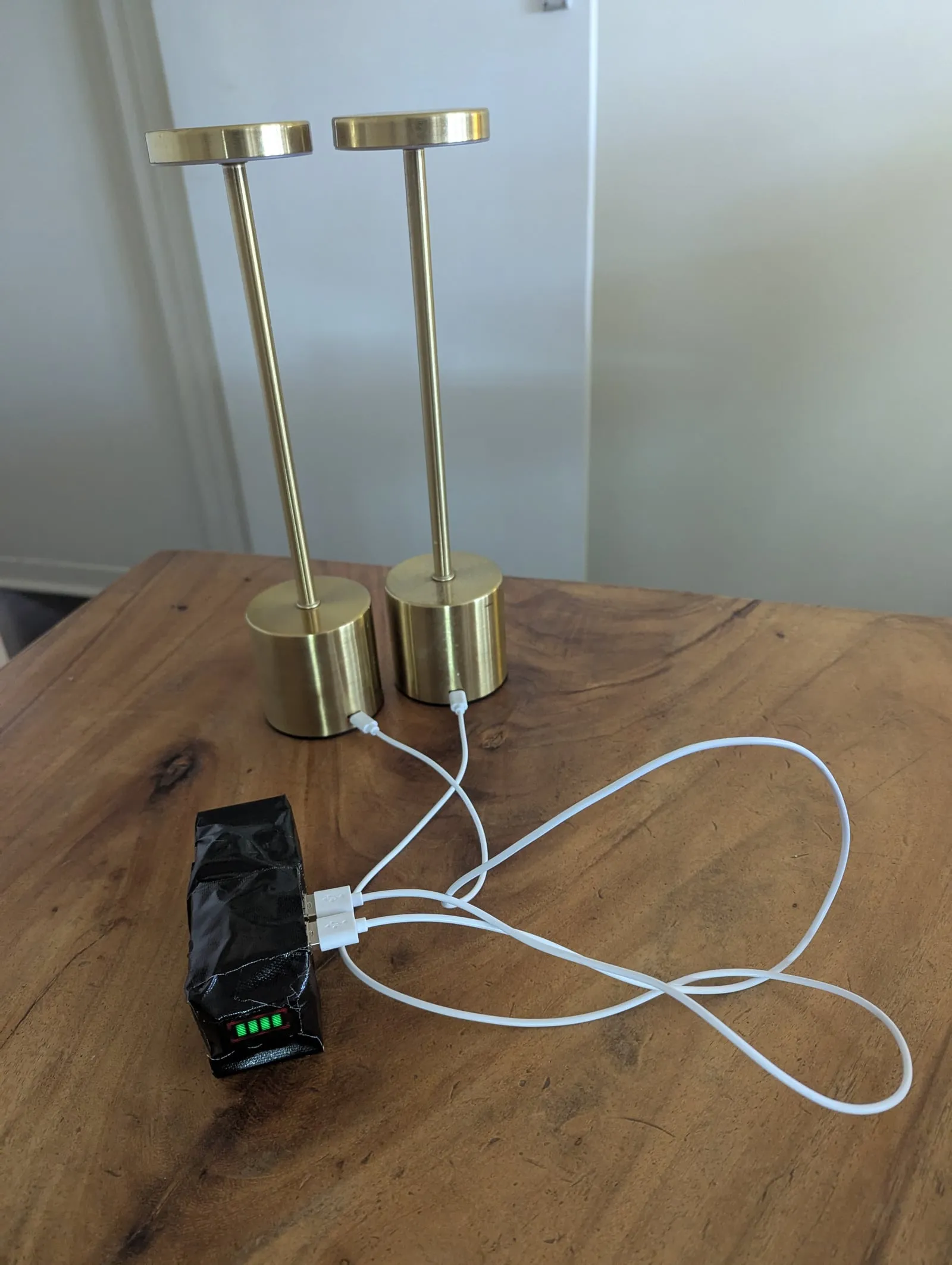 Fully Finished Battery Pack and Lights